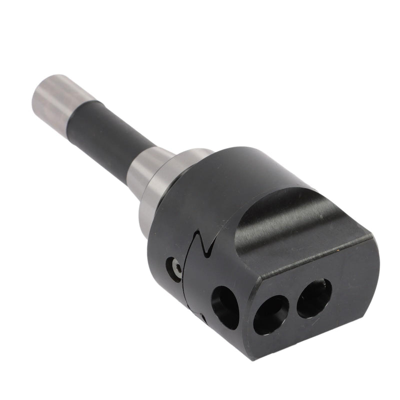 DURAFORCE 8Pieces Indexable 3/4" Boring Bar Set+3" Boring head R8 Shank Dial Reading 0-100