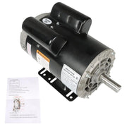 DURAFORCE 5 HP 1Phase Compressor Duty Electric Motor 230V 3450RPM 56HZ/143T 7/8'' Shaft