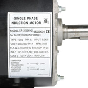 DURAFORCE 5 HP 1Phase Compressor Duty Electric Motor 230V 3450 RPM 56HZ143T 7/8'' Shaft