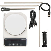 DURAFORCE Stirring Hot Plate with Probe Sensor, 3L Capacity, Timing Function 1500RPM