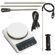 DURAFORCE Stirring Hot Plate with Probe Sensor, 3L Capacity, Timing Function 1500RPM