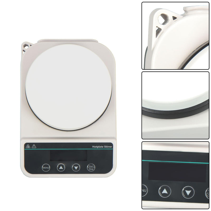 DURAFORCE Stirring Hot Plate with Probe Sensor, 3L Capacity, Timing Function 1500RPM