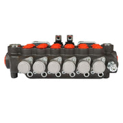 DURAFORCE 6 Spool With Joysticks 21GPM Hydraulic Backhoe Directional Control Valve