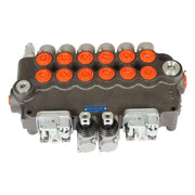 DURAFORCE 6 Spool With Joysticks 21GPM Hydraulic Backhoe Directional Control Valve