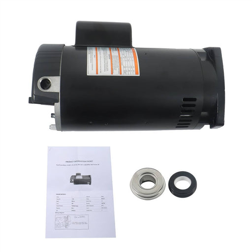 DURAFORCE B843 B2843 Square Flange 2HP 3450RPM Single Speed Pool Pump Motor Y56Y Frame