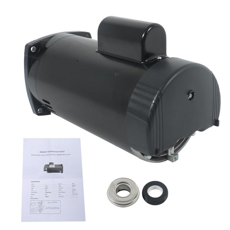 DURAFORCE B843 B2843 Square Flange 2HP 3450RPM Single Speed Pool Pump Motor Y56Y Frame