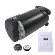 DURAFORCE B843 B2843 Square Flange 2HP 3450RPM Single Speed Pool Pump Motor Y56Y Frame