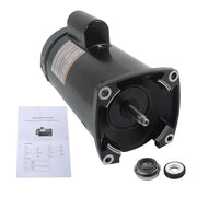 DURAFORCE B843 B2843 Square Flange 2HP 3450RPM Single Speed Pool Pump Motor Y56Y Frame