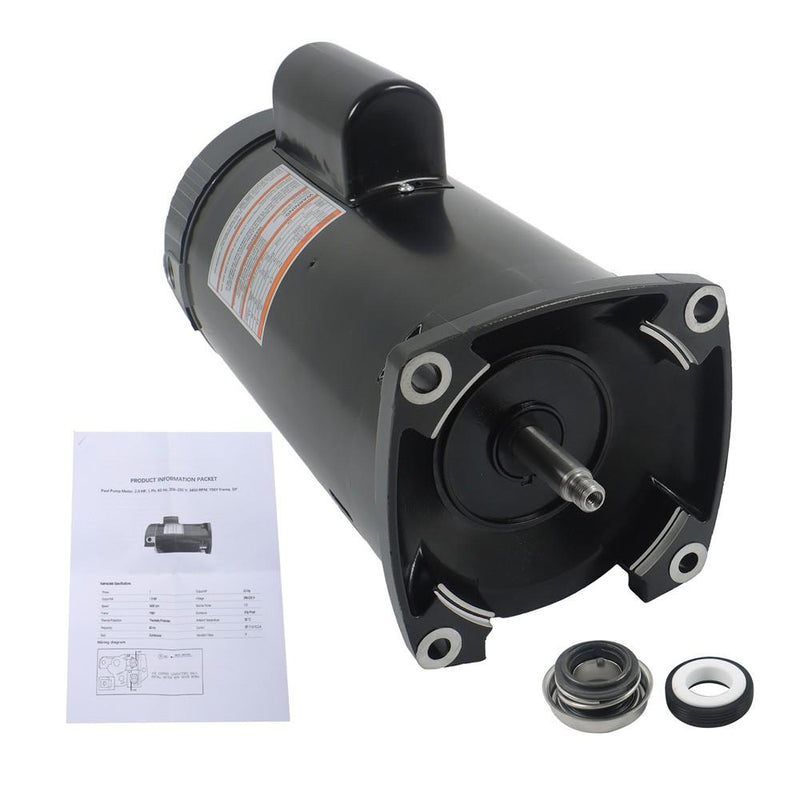 DURAFORCE B843 B2843 Square Flange 2HP 3450RPM Single Speed Pool Pump Motor Y56Y Frame