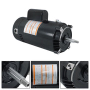 DURAFORCE Electric UST1252 2 1/2-Horsepower Up-Rated Round Flange Replacement Motor 56J