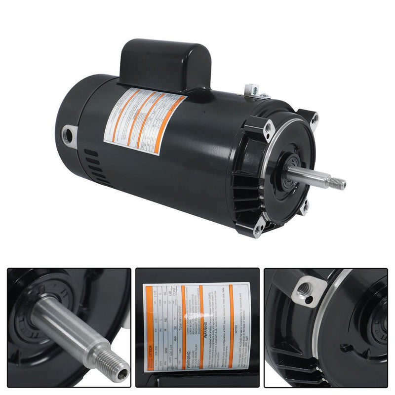DURAFORCE Electric UST1252 2 1/2-Horsepower Up-Rated Round Flange Replacement Motor 56J