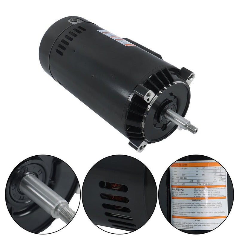 DURAFORCE Electric UST1252 2 1/2-Horsepower Up-Rated Round Flange Replacement Motor 56J