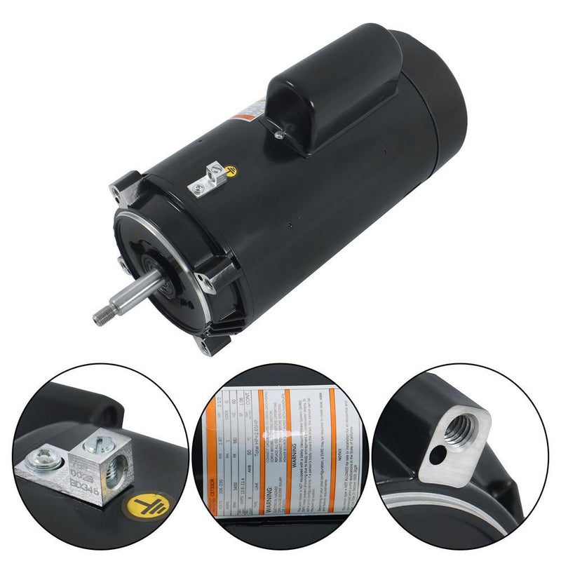 DURAFORCE Electric UST1252 2 1/2-Horsepower Up-Rated Round Flange Replacement Motor 56J