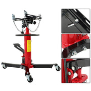 DURAFORCE 1322-1660lbs Capacity Hydraulic Transmission Jack 2 Stage Adjustable Telescoping