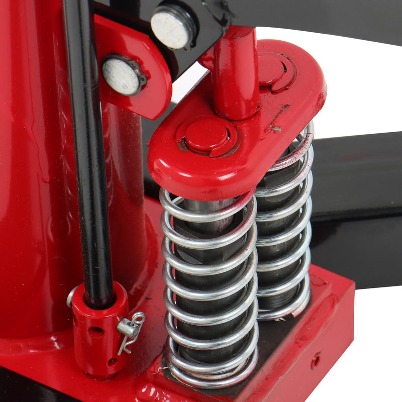 DURAFORCE 1322-1660lbs Capacity Hydraulic Transmission Jack 2 Stage Adjustable Telescoping