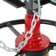 DURAFORCE 1322-1660lbs Capacity Hydraulic Transmission Jack 2 Stage Adjustable Telescoping