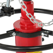 DURAFORCE 1322-1660lbs Capacity Hydraulic Transmission Jack 2 Stage Adjustable Telescoping