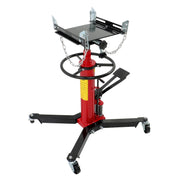 DURAFORCE 1322-1660lbs Capacity Hydraulic Transmission Jack 2 Stage Adjustable Telescoping