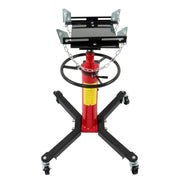 DURAFORCE 1322-1660lbs Capacity Hydraulic Transmission Jack 2 Stage Adjustable Telescoping