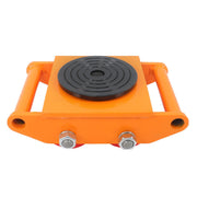 DURAFORCE 4 Pcs Heavy Duty Machinery Skates Dolly 360° Rotation 6T/13200Lbs With Handle