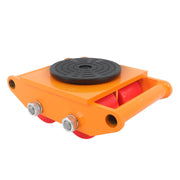 DURAFORCE 4 Pcs Heavy Duty Machinery Skates Dolly 360° Rotation 6T/13200Lbs With Handle