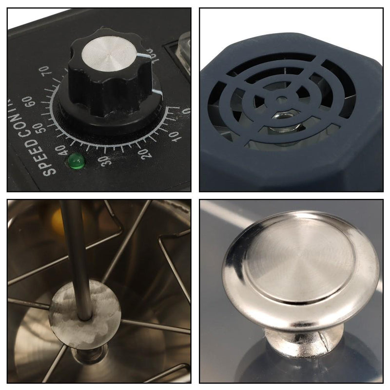 DURAFORCE Electric Honey Extractor Beekeeping Equipment Stainless Steel 2/4Frame 1300RPM