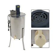 DURAFORCE Electric Honey Extractor Beekeeping Equipment Stainless Steel 2/4Frame 1300RPM