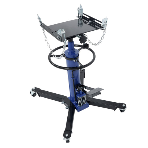 DURAFORCE 2 Stage Hydraulic Telescoping Jack 1322-1660lbs Capacity w/ 360° Swivel Wheels