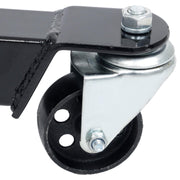 DURAFORCE 2 Stage Hydraulic Telescoping Jack 1322-1660lbs Capacity w/ 360° Swivel Wheels