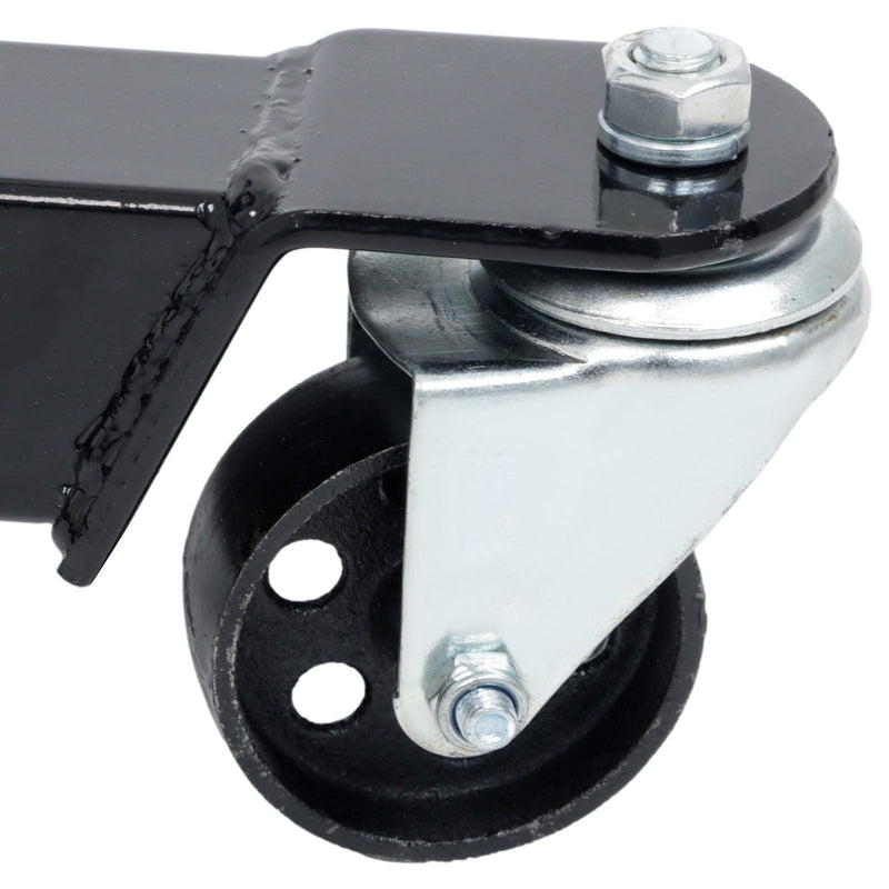 DURAFORCE 2 Stage Hydraulic Telescoping Jack 1322-1660lbs Capacity w/ 360° Swivel Wheels