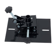 DURAFORCE 2 Stage Hydraulic Telescoping Jack 1322-1660lbs Capacity w/ 360° Swivel Wheels