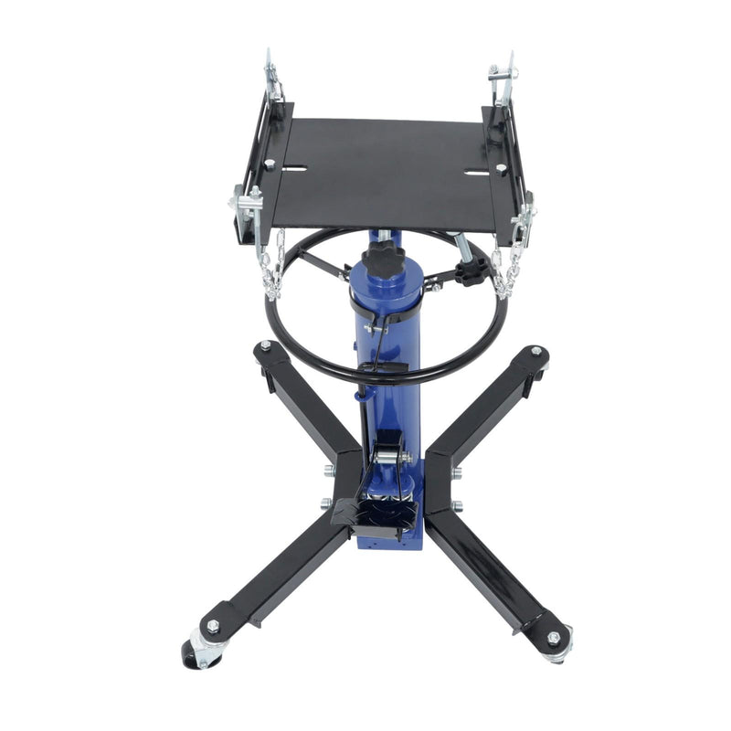 DURAFORCE 2 Stage Hydraulic Telescoping Jack 1322-1660lbs Capacity w/ 360° Swivel Wheels