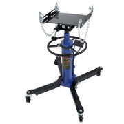 DURAFORCE 2 Stage Hydraulic Telescoping Jack 1322-1660lbs Capacity w/ 360° Swivel Wheels