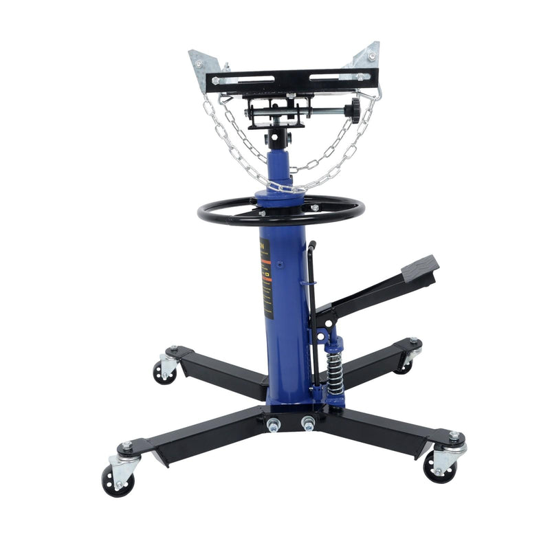 DURAFORCE 2 Stage Hydraulic Telescoping Jack 1322-1660lbs Capacity w/ 360° Swivel Wheels