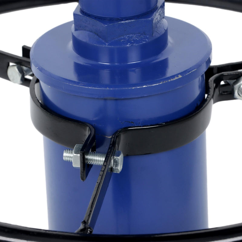 DURAFORCE 2 Stage Hydraulic Telescoping Jack 1322-1660lbs Capacity w/ 360° Swivel Wheels