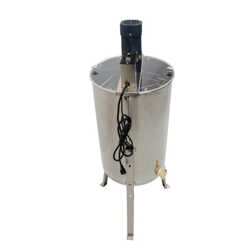 DURAFORCE 2/4 Frames Stainless Steel Electric Honey Extractor Beekeeping Equipment 1300RPM