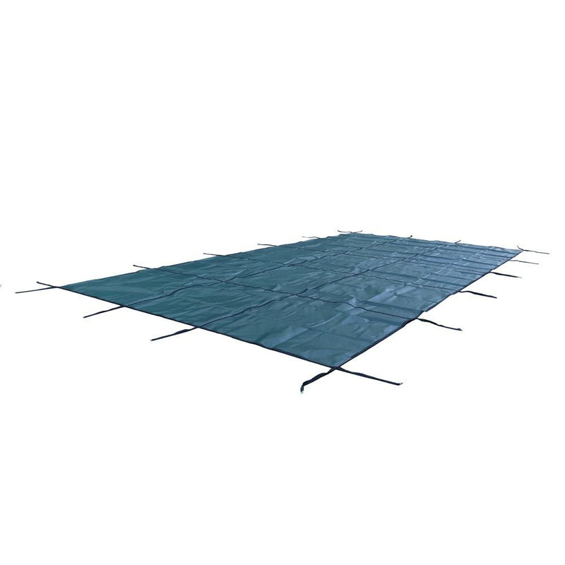 DURAFORCE Pool Safety Cover For 12 × 24Ft Rectangle Underground Safety Pool Cover Green
