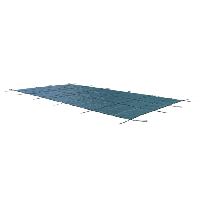 DURAFORCE Pool Safety Cover For 12 × 24Ft Rectangle Underground Safety Pool Cover Green