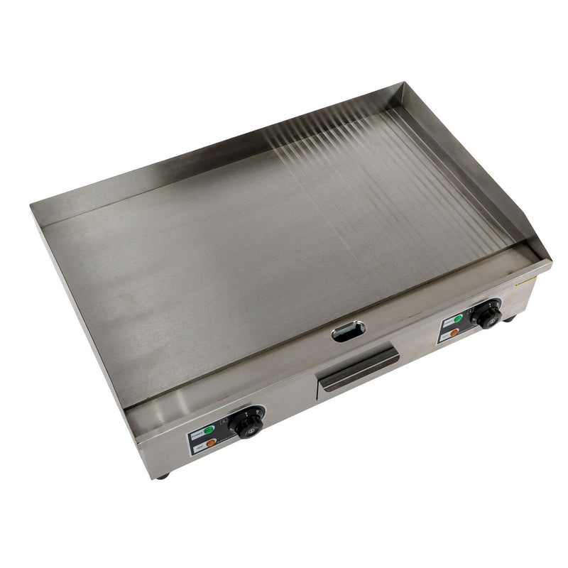 DURAFORCE Powerful 3000W Countertop Electric Griddle 30" Cooking Surface 122℉-572℉