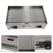 DURAFORCE Powerful 3000W Countertop Electric Griddle 30" Cooking Surface 122℉-572℉