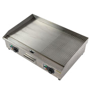 DURAFORCE Powerful 3000W Countertop Electric Griddle 30" Cooking Surface 122℉-572℉