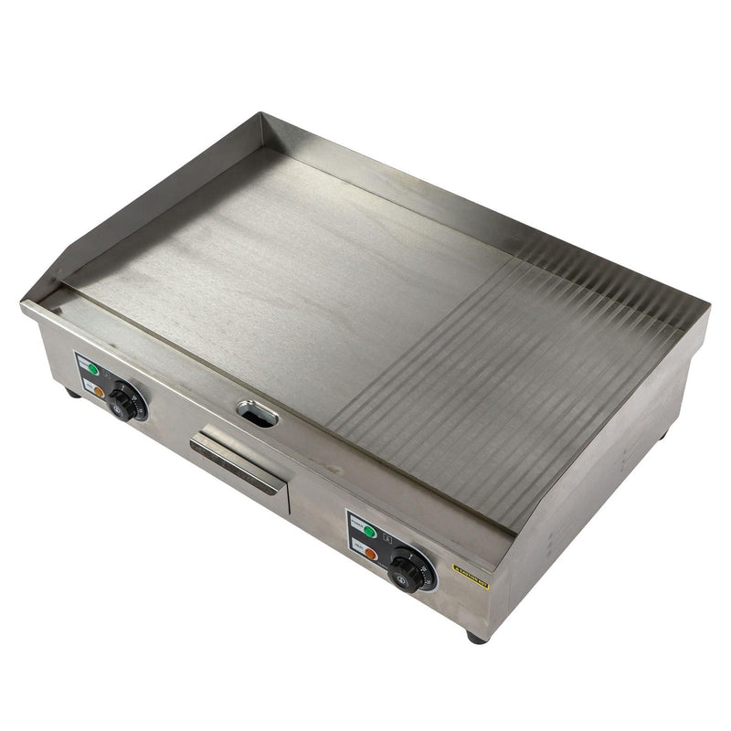 DURAFORCE Powerful 3000W Countertop Electric Griddle 30" Cooking Surface 122℉-572℉