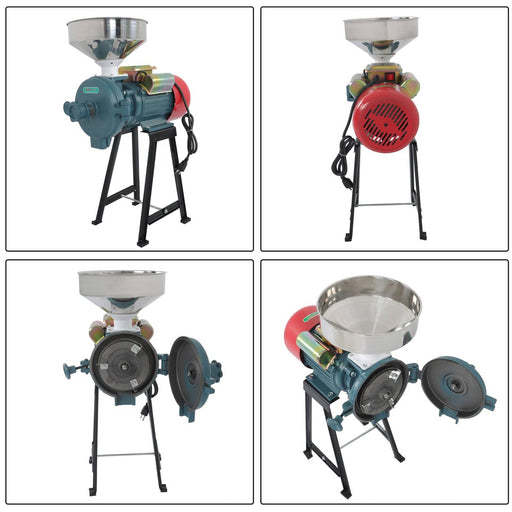 DURAFORCE 110V Grain Mill Electric Grinder Grain Mill 3000W Fit For Corn Wheat Feed Flour