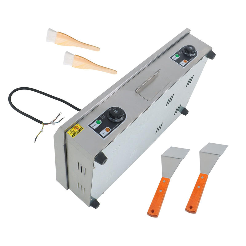 DURAFORCE 30" Flat Top Electric Grill 3000W Commercial Griddle Stainless Steel Countertop