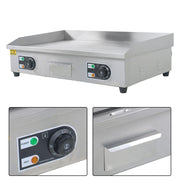 DURAFORCE 30" Flat Top Electric Grill 3000W Commercial Griddle Stainless Steel Countertop