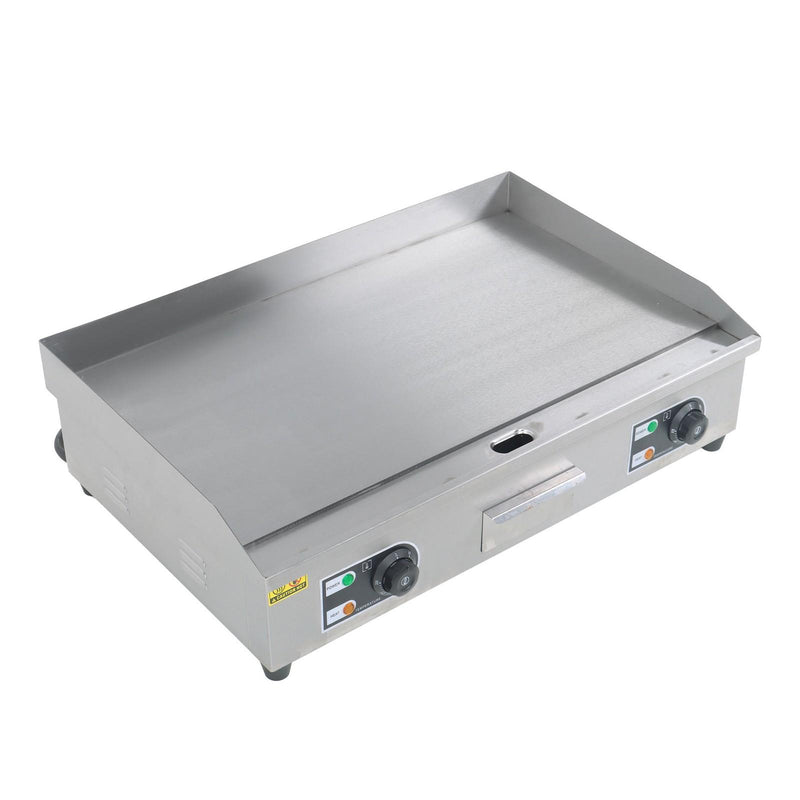 DURAFORCE 30" Flat Top Electric Grill 3000W Commercial Griddle Stainless Steel Countertop