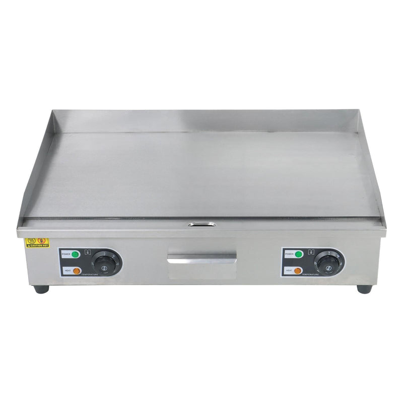 DURAFORCE 30" Flat Top Electric Grill 3000W Commercial Griddle Stainless Steel Countertop