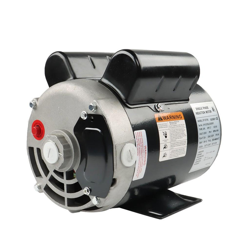 DURAFORCE 3.7HP 3450RPM Electric Motor Compressor Duty 56 Frame 1 Phase 5/8" Shaft 230V
