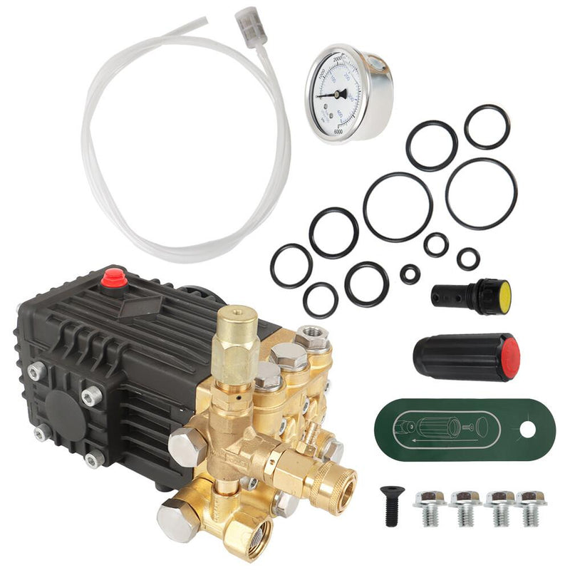 DURAFORCE 3600 PSI 4.9GPM Belt Drive Pressure Power Washer Pump 24mm Solid Shaft New