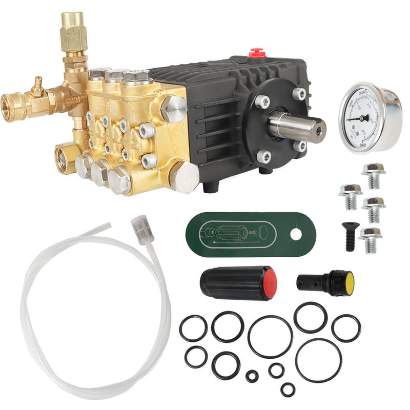 DURAFORCE 3600 PSI 4.9GPM Belt Drive Pressure Power Washer Pump 24mm Solid Shaft New